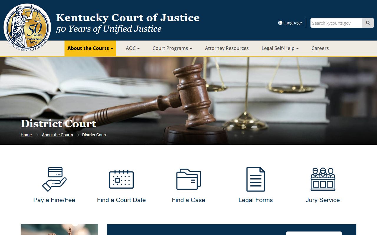 Butler County court records District Court case types